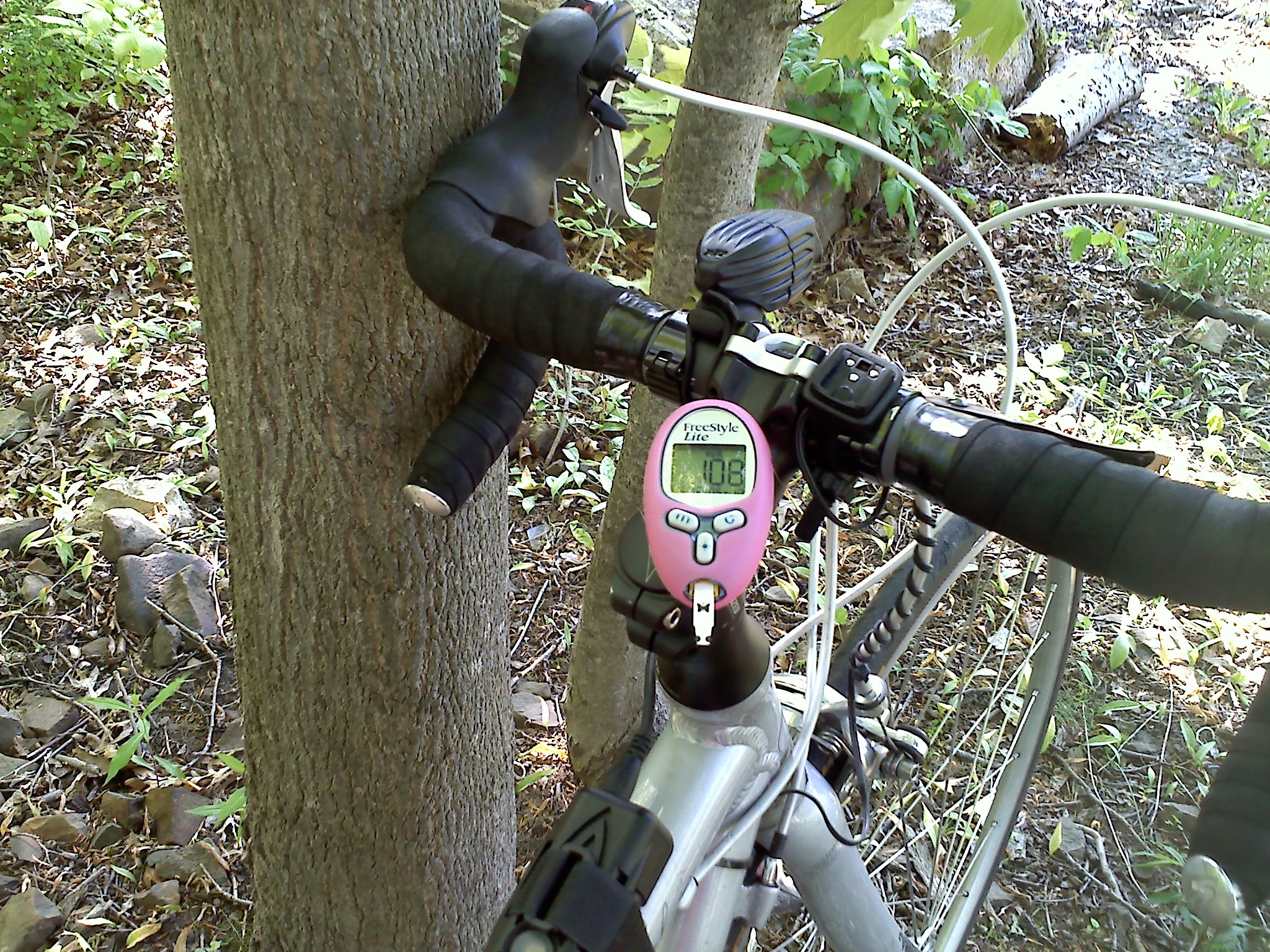 Freestyle Lite Meter on Bicycle